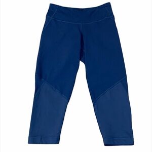 Lululemon Run Crops Luxtreme Hero Blue 4”